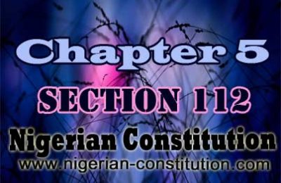 Chapter 5 Section 112