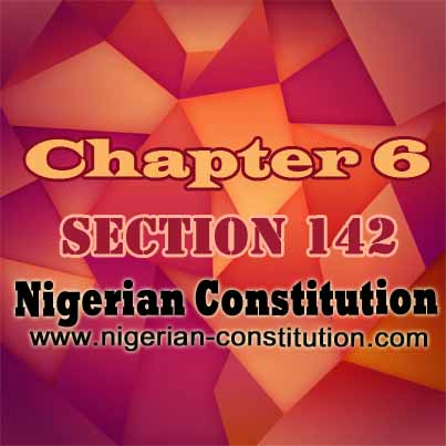 Chapter 6, Section 142 - Nomination and election of Vice-President