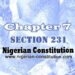 Chapter 7 Section 231