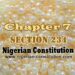 Chapter 7 Section 234