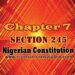 Chapter 7 Section 245