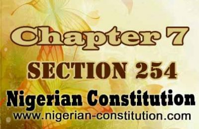 Chapter 7 Section 254