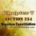 Chapter 7 Section 254