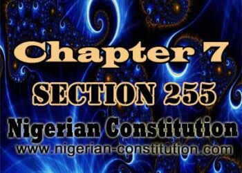 Chapter 7 Section 255