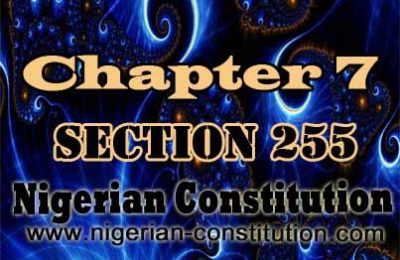 Chapter 7 Section 255