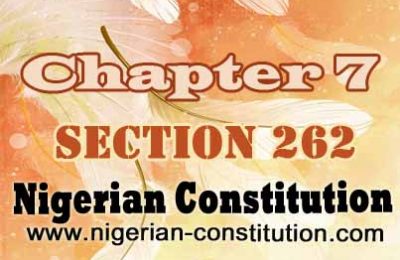 Chapter 7 Section 262