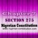 Chapter 7 Section 275