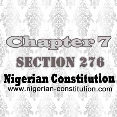 Chapter 7 Section 276