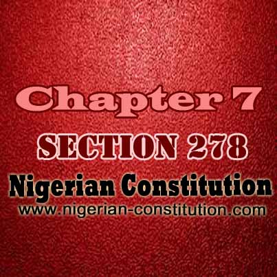 section 109 nigerian constitution