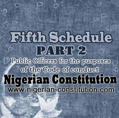 Schedule 5 Part 2
