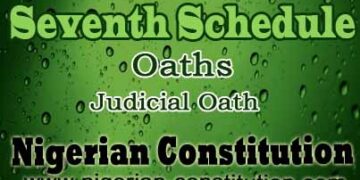 Schedule 7 Judicial Oath