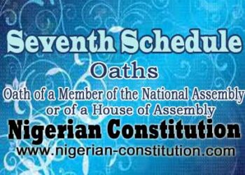 Schedule 7 Oath Of A Member Of The National Assembly