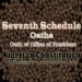 Schedule 7 Oath Of Office Of President