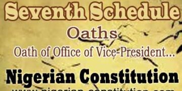 Schedule 7 Oath Of Office Of Vice-President