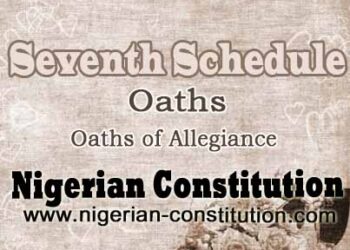 Schedule 7 Oaths Of Allegiance
