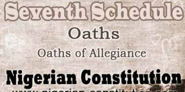 Schedule 7 Oaths Of Allegiance